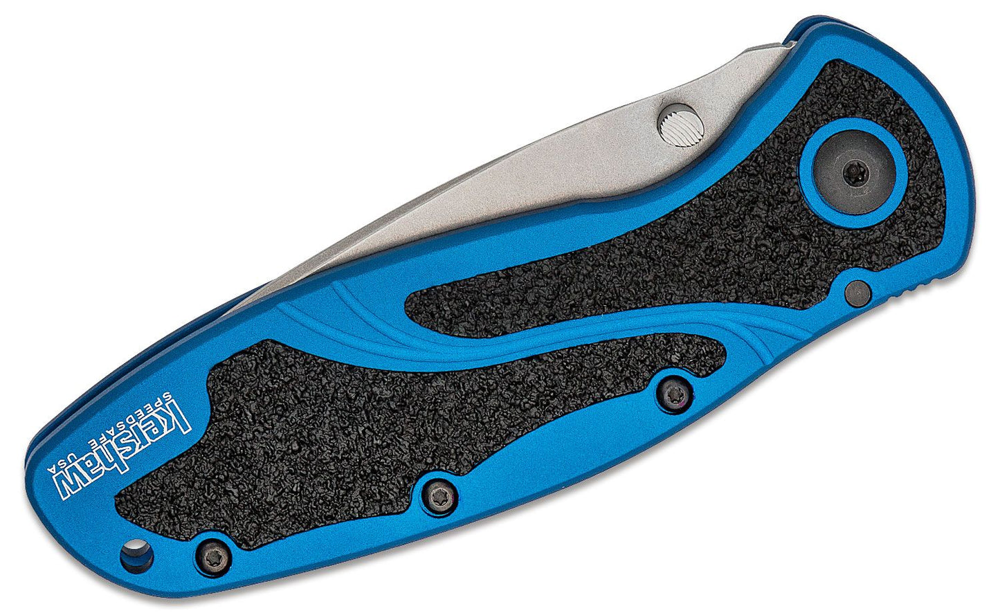 Kershaw 1670NBSW Blur A/O Folding Knife 3-3/8" Stone 14C28N Blade, Navy BLUE USA NIB