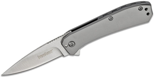 Kershaw 3870 Amplitude 2.5 Assisted Flipper Knife 2.5" Satin Plain Blade, Stainless