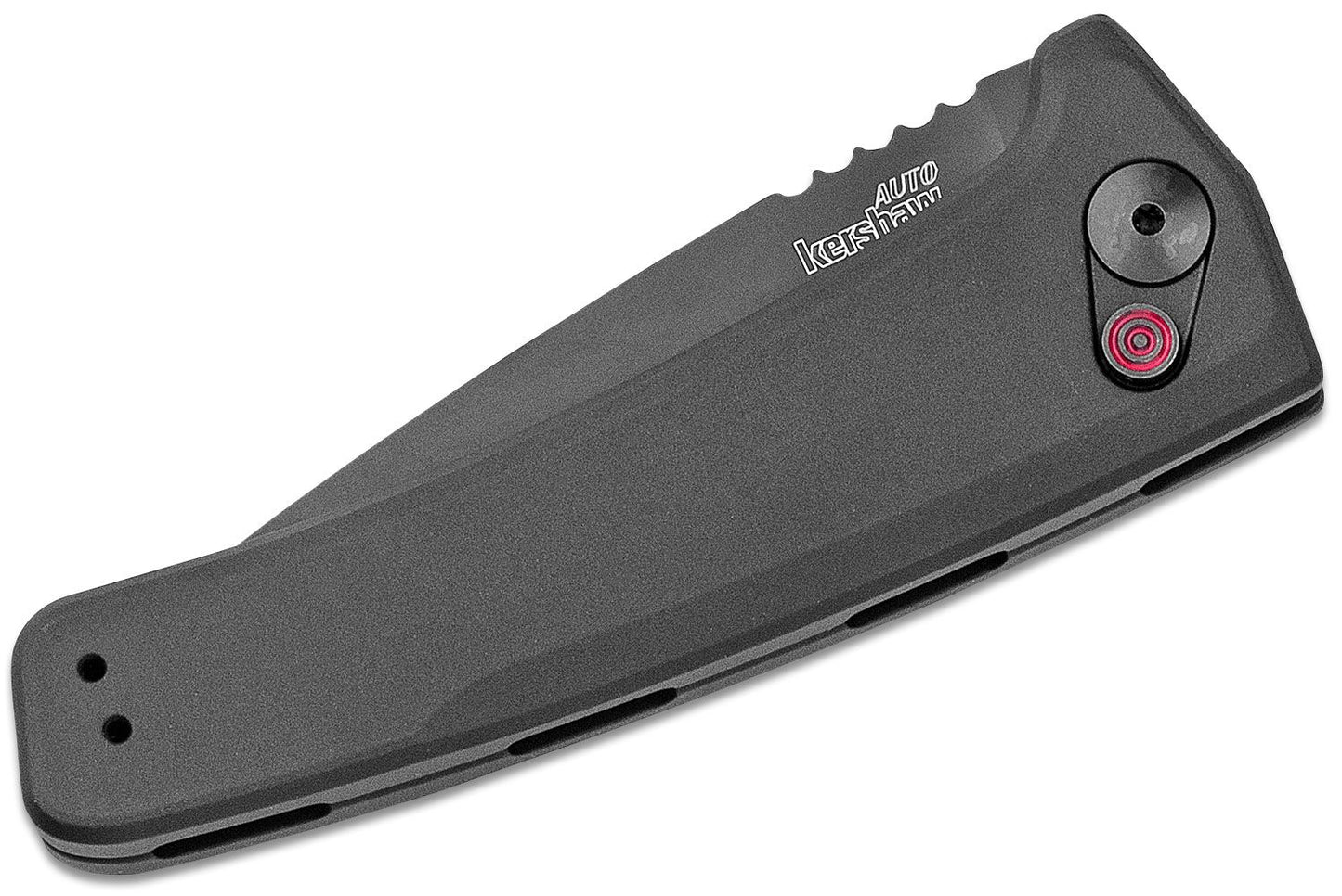 Kershaw 7300BLK Launch 3 AUTO Folder 3.4" Black CPM-154 Plain Blade, Aluminum Handles