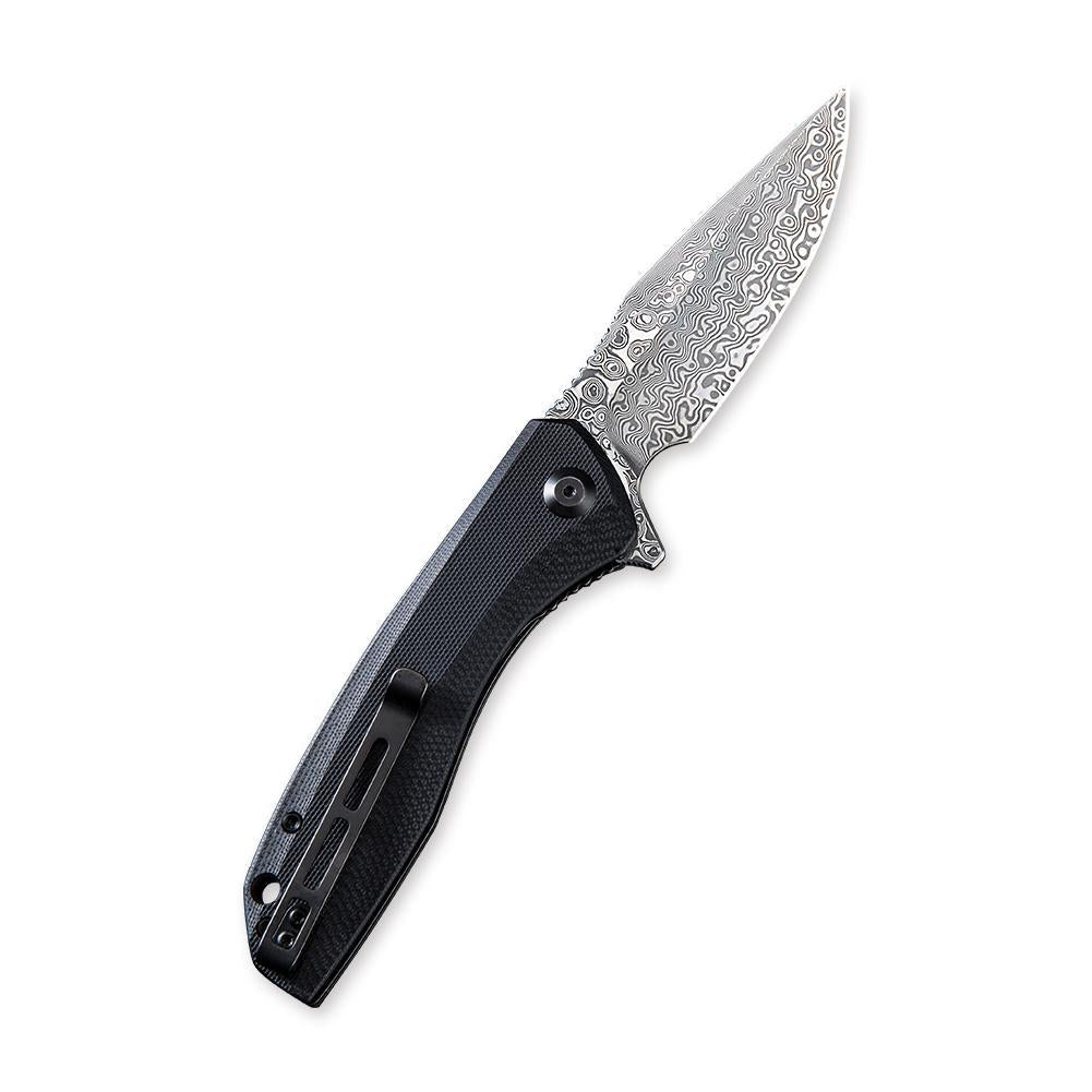 CIVIVI Baklash Flipper Knife G10 Handle (3.5" Damascus Blade) - C801DS