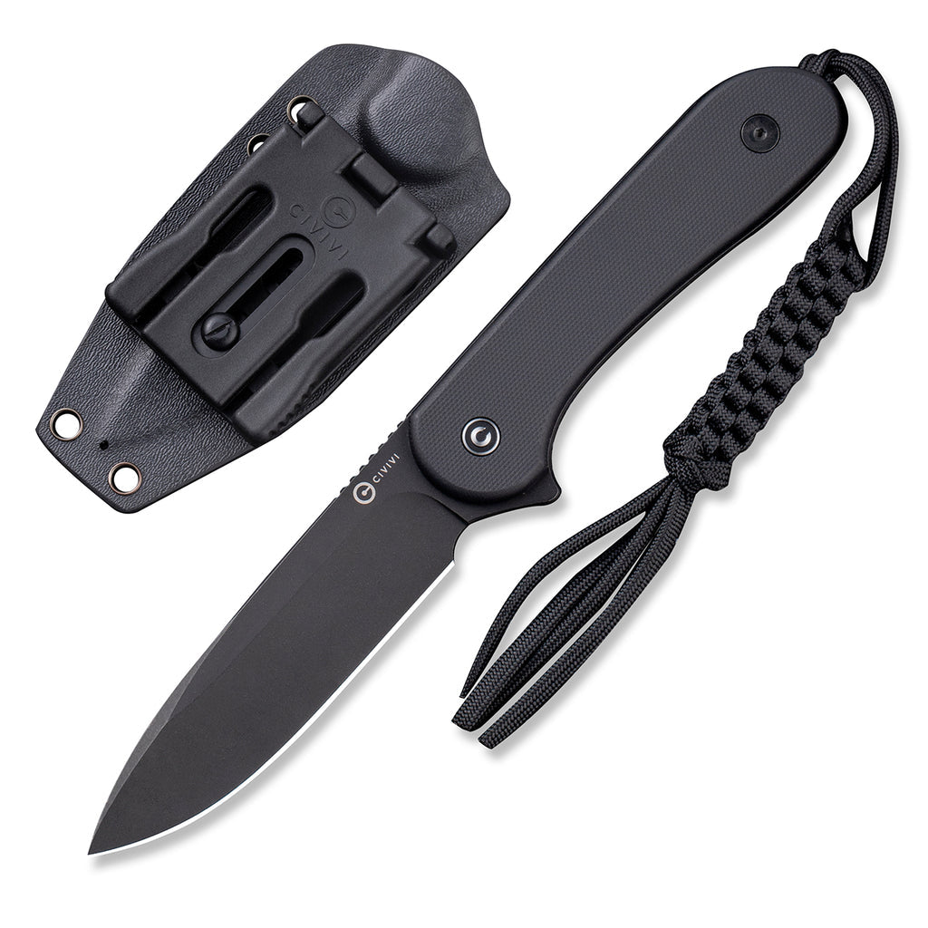 CIVIVI Elementum Fixed Blade Knife G10 Handle (3.98" D2 Blade) - C2105A