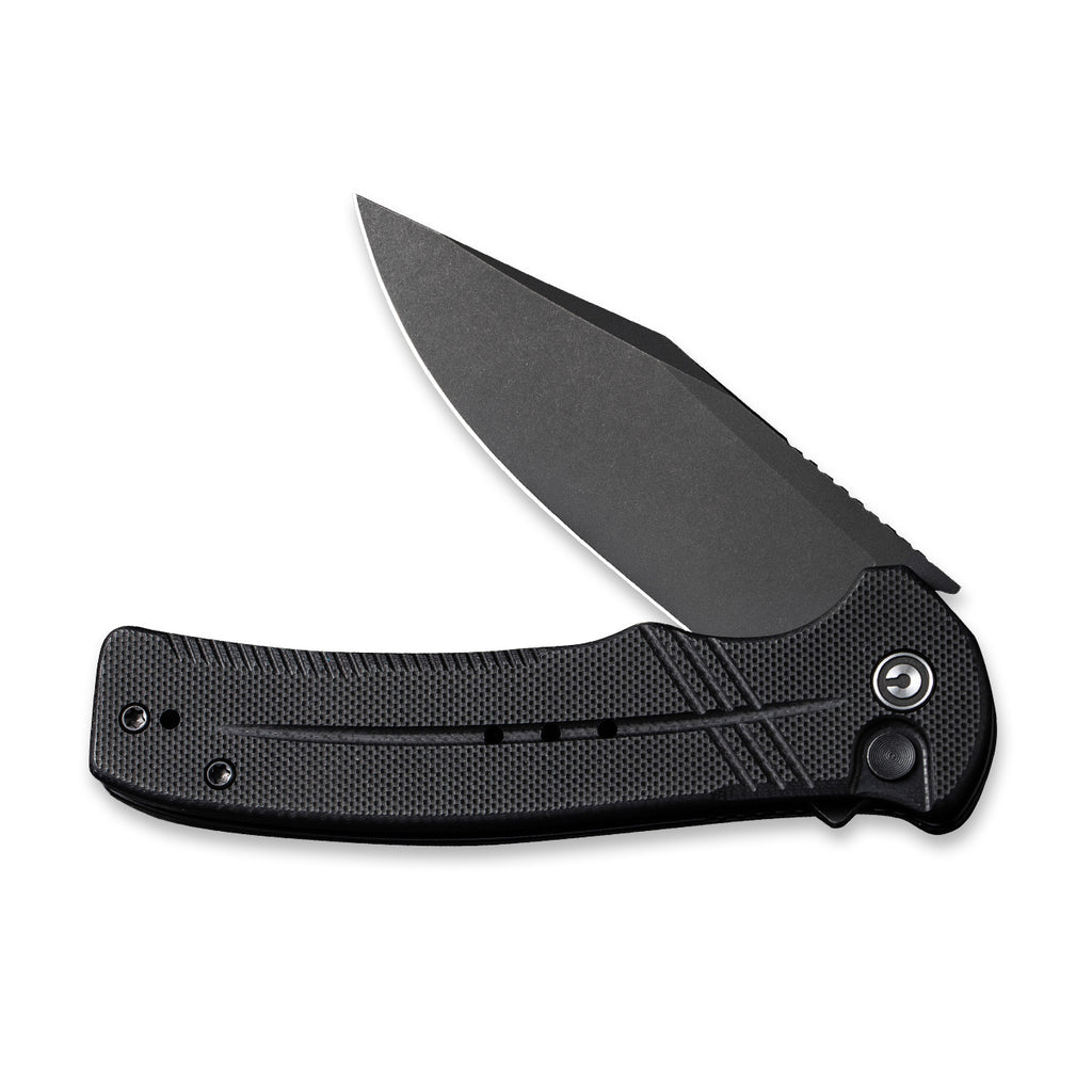 CIVIVI Cogent Flipper And Button Lock Knife G10 Handle (3.47" 14C28N Blade) - C20038D-1