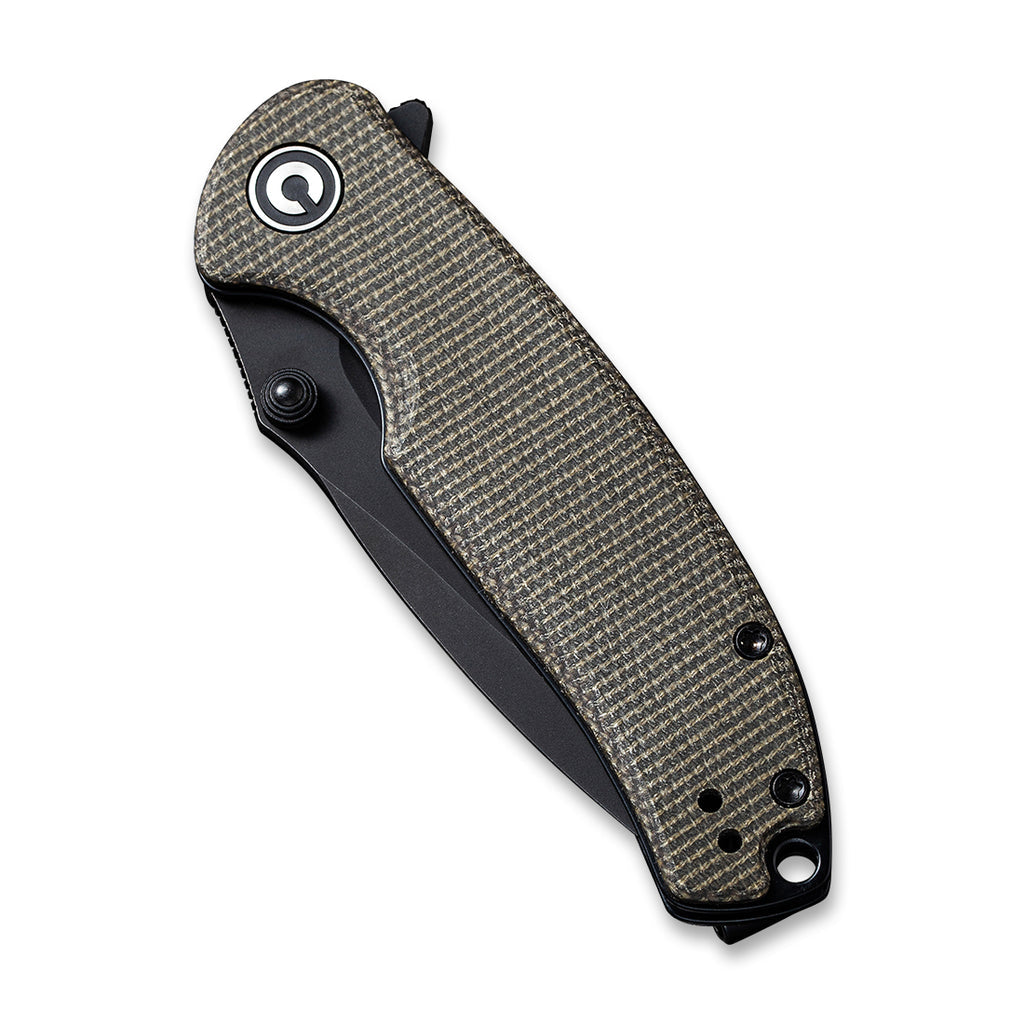 CIVIVI Pintail Flipper And Thumb Stud Knife Micarta Handle (2.98" CPM S35VN Blade) - C2020C