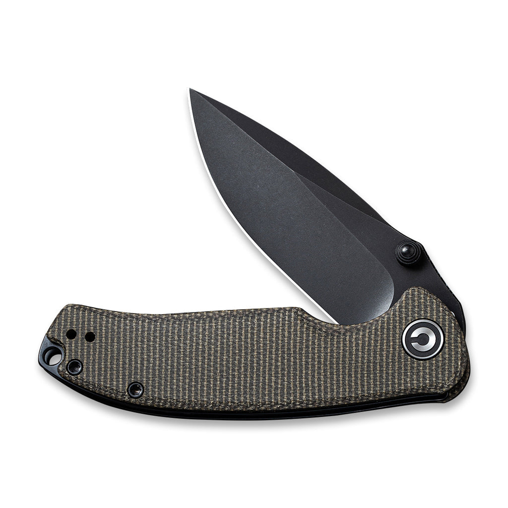 CIVIVI Pintail Flipper And Thumb Stud Knife Micarta Handle (2.98" CPM S35VN Blade) - C2020C