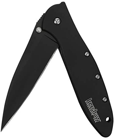 Kershaw 1660 Leek, Black 3”, Ken Orion USA