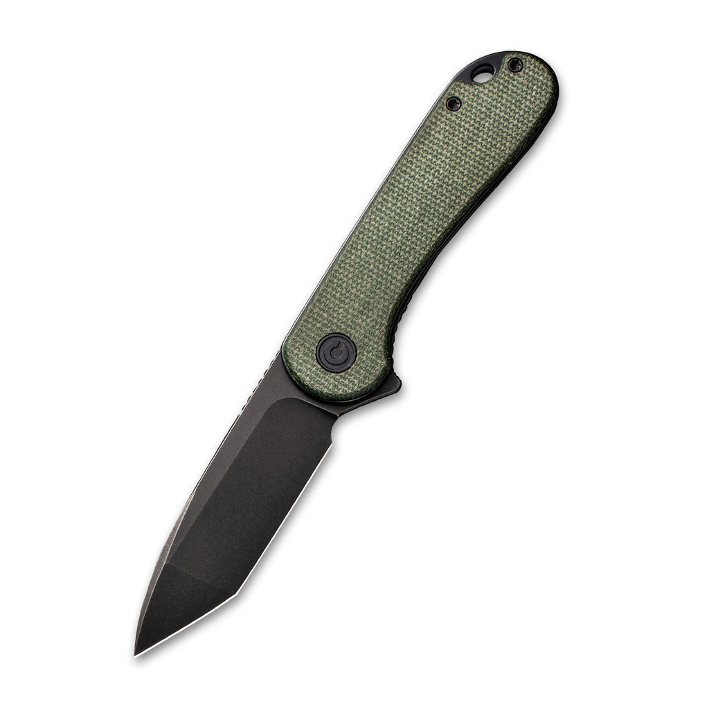 CIVIVI Elementum Flipper Knife Micarta Handle (2.96" D2 Blade) - C907T-E