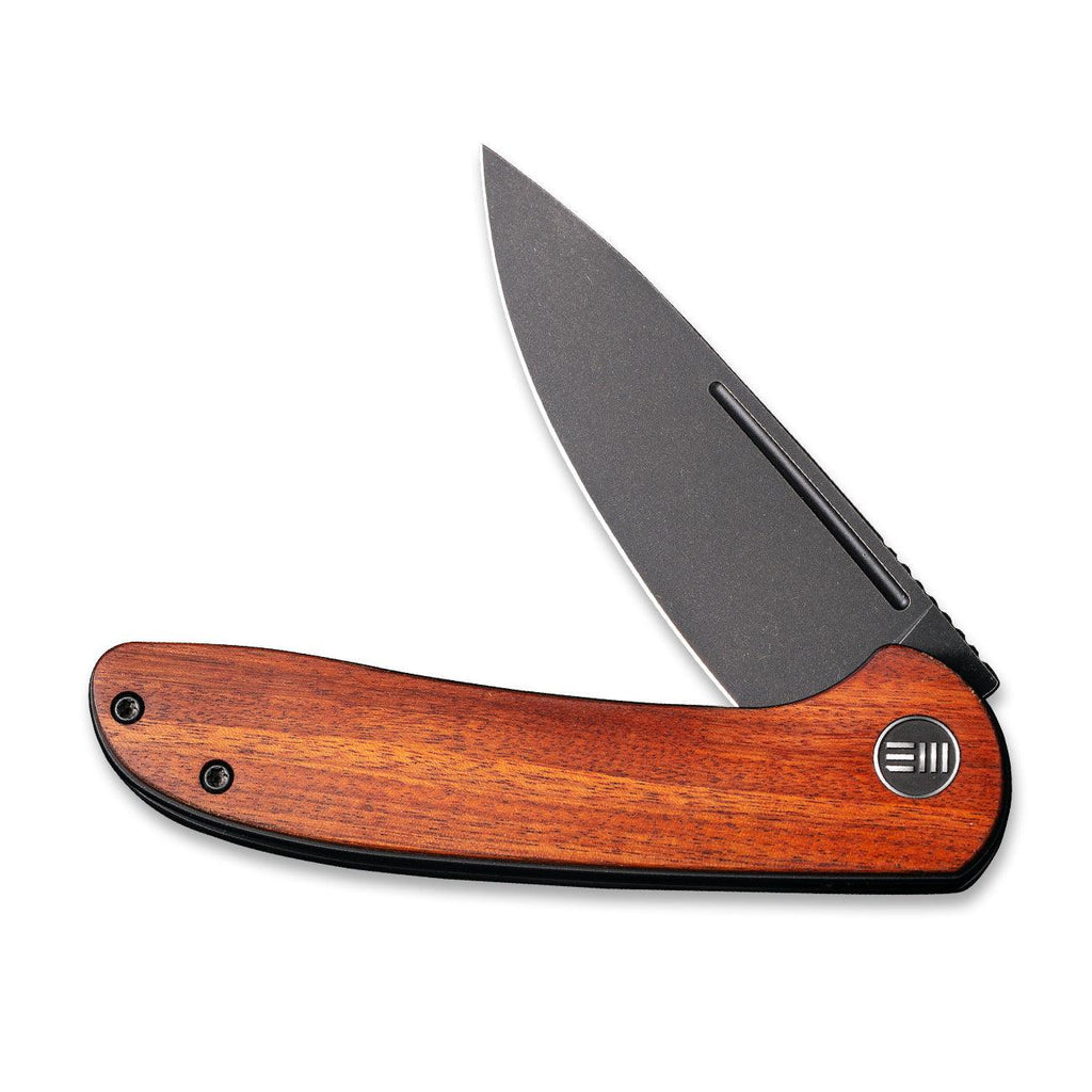 WEKNIFE Saakshi Flipper Knife Wood Handle (3.30" CPM 20CV Blade)