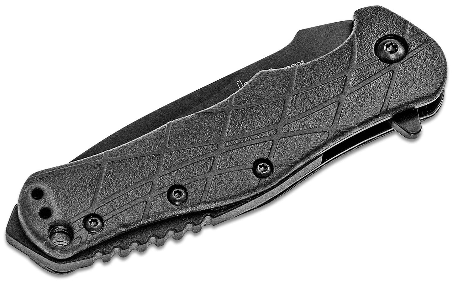 Kershaw 1987 RJ Tactical Assisted 3" Black-Oxide Plain Blade, GFN Handles, RJ Martin Design