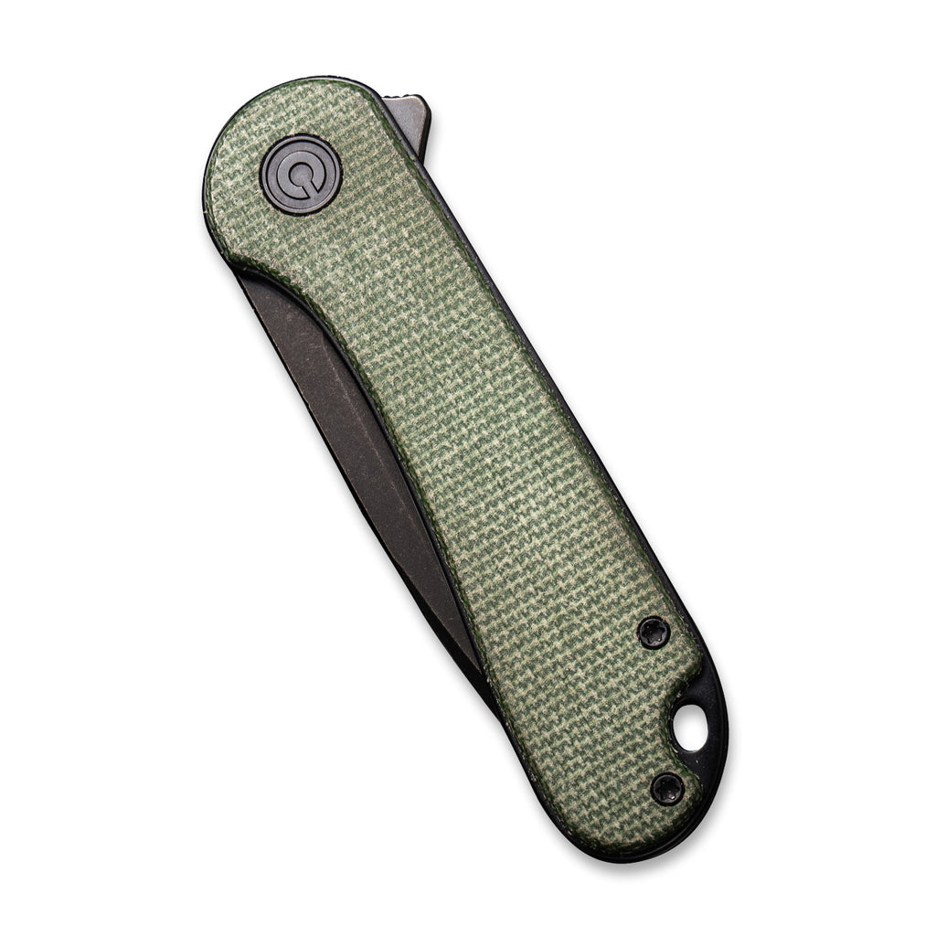 CIVIVI Elementum Flipper Knife Micarta Handle (2.96" D2 Blade) - C907T-E